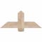 Ekena Millwork Eugene Smooth Timber Gable Bracket, Douglas Fir, 36"W x 15"H x 1 1/2"D x 5 1/2"F, 10/12 Pitch GBW036X15X0206EUG00SDF - alternate 1